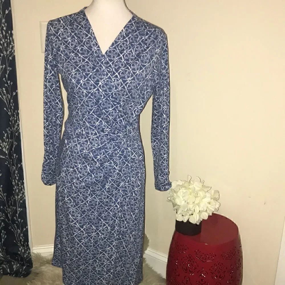 Pendleton Breezeway Dress Faux-Wrap Sand Dollar